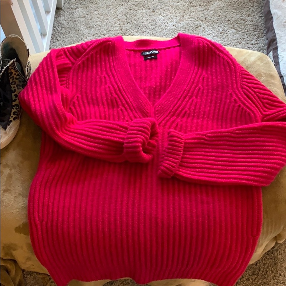 Tom ford Dusica V-Neck Knit Sweater - Picture 2 of 6